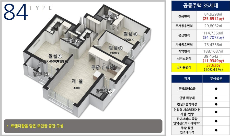 84㎡ 메인